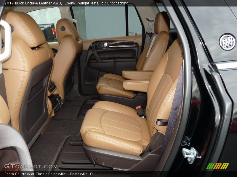 Ebony Twilight Metallic / Choccachino 2017 Buick Enclave Leather AWD