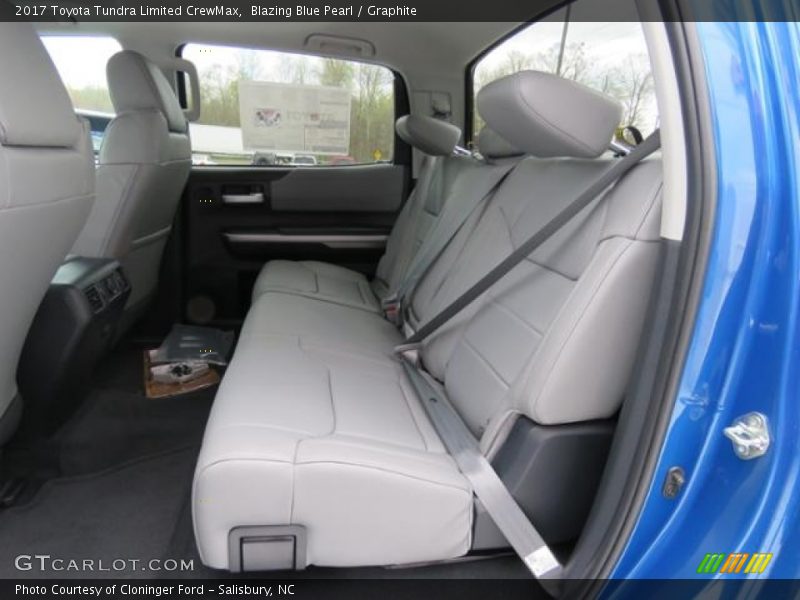 Rear Seat of 2017 Tundra Limited CrewMax