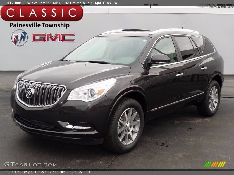 Iridium Metallic / Light Titanium 2017 Buick Enclave Leather AWD