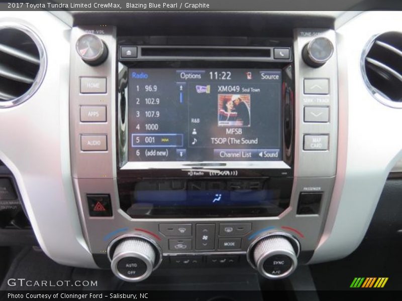 Controls of 2017 Tundra Limited CrewMax