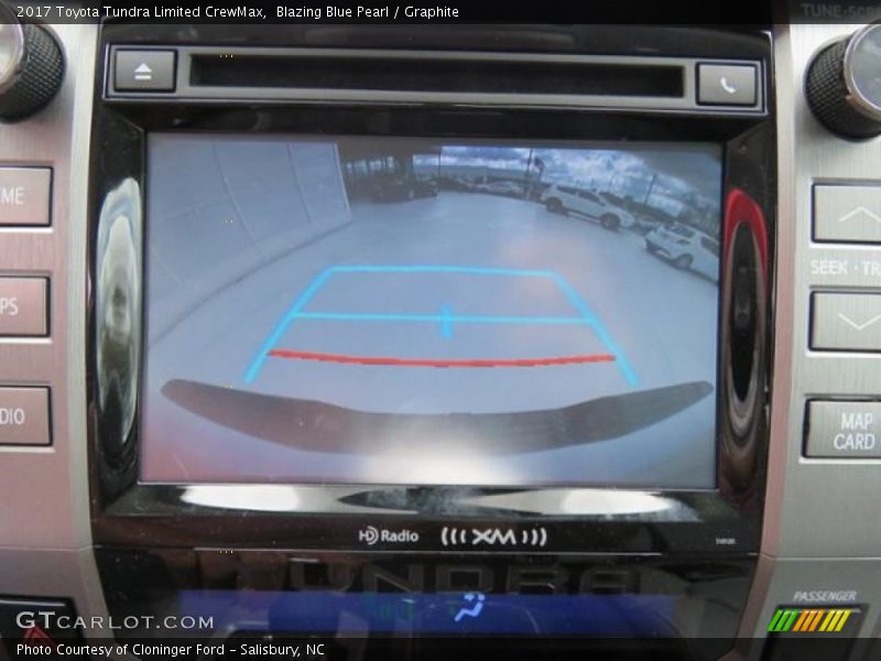 Blazing Blue Pearl / Graphite 2017 Toyota Tundra Limited CrewMax