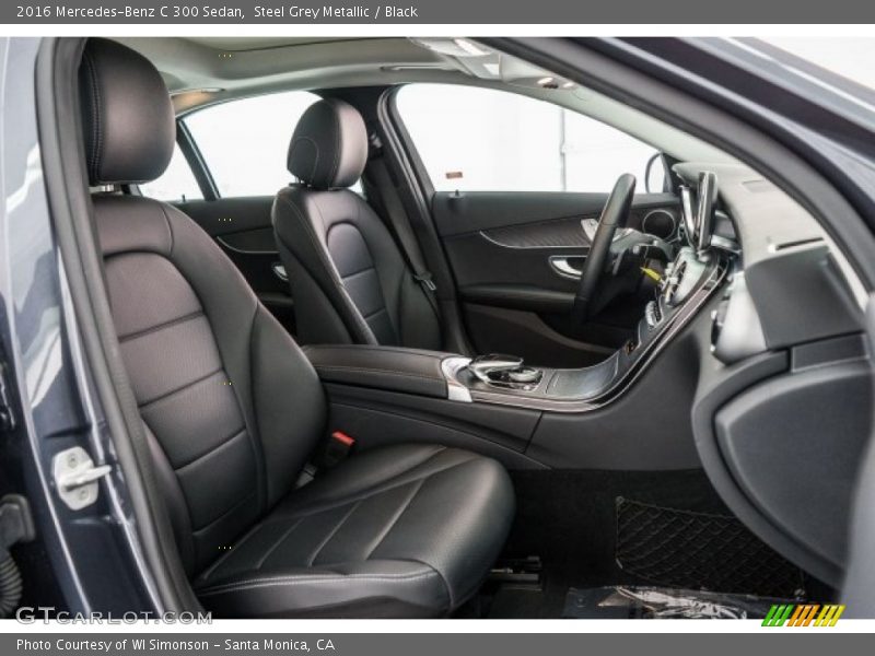 Steel Grey Metallic / Black 2016 Mercedes-Benz C 300 Sedan