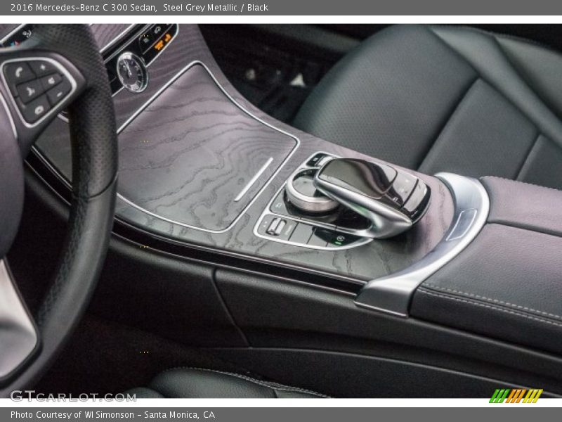 Steel Grey Metallic / Black 2016 Mercedes-Benz C 300 Sedan
