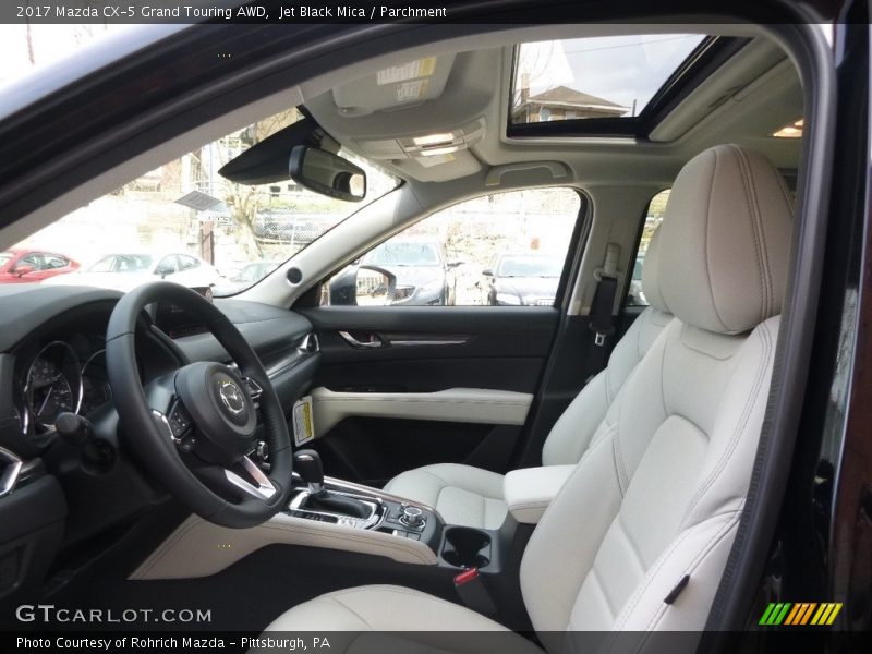 Front Seat of 2017 CX-5 Grand Touring AWD