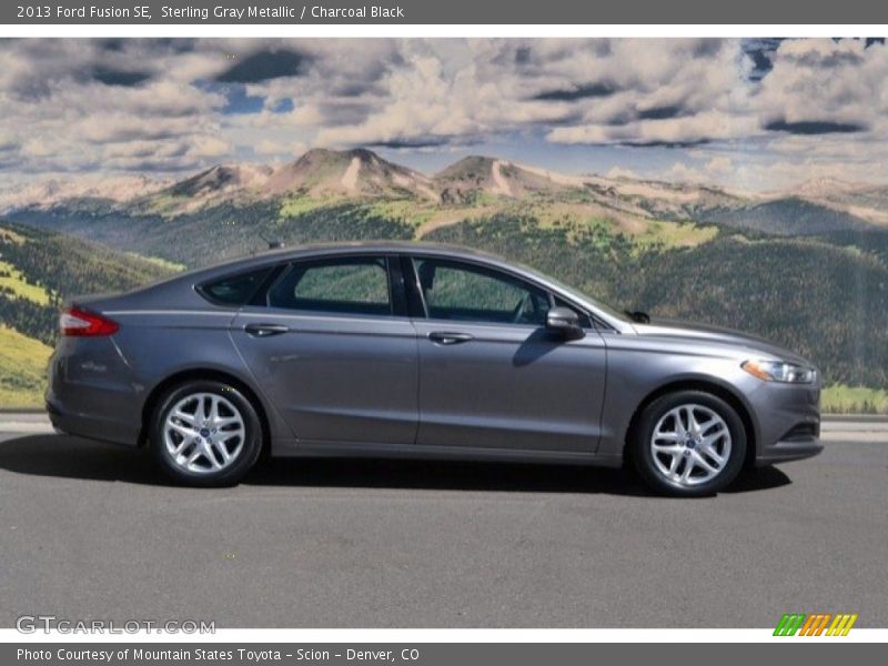 Sterling Gray Metallic / Charcoal Black 2013 Ford Fusion SE