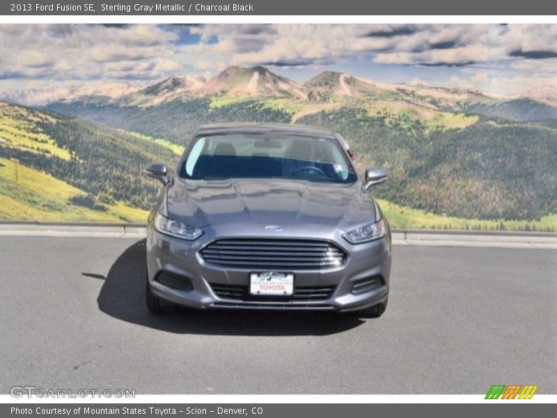 Sterling Gray Metallic / Charcoal Black 2013 Ford Fusion SE