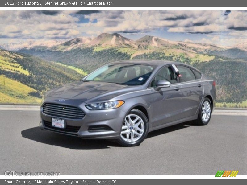 Sterling Gray Metallic / Charcoal Black 2013 Ford Fusion SE
