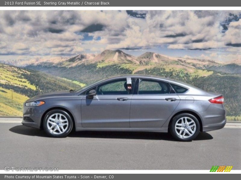 Sterling Gray Metallic / Charcoal Black 2013 Ford Fusion SE