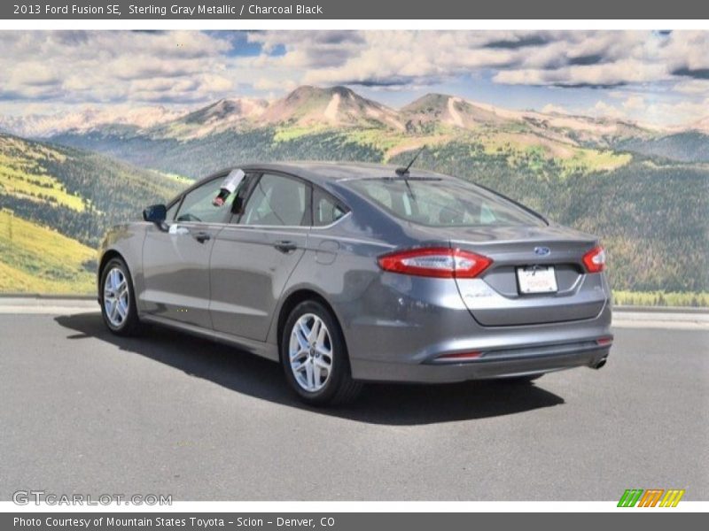 Sterling Gray Metallic / Charcoal Black 2013 Ford Fusion SE