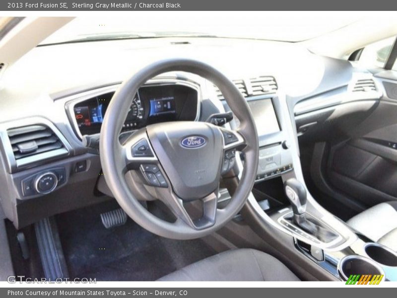 Sterling Gray Metallic / Charcoal Black 2013 Ford Fusion SE