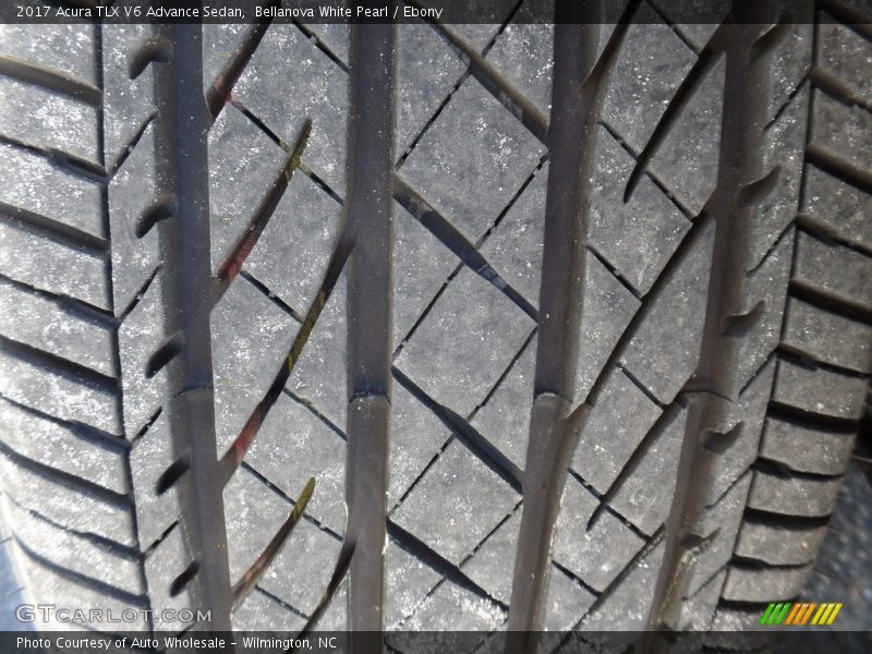 Bellanova White Pearl / Ebony 2017 Acura TLX V6 Advance Sedan