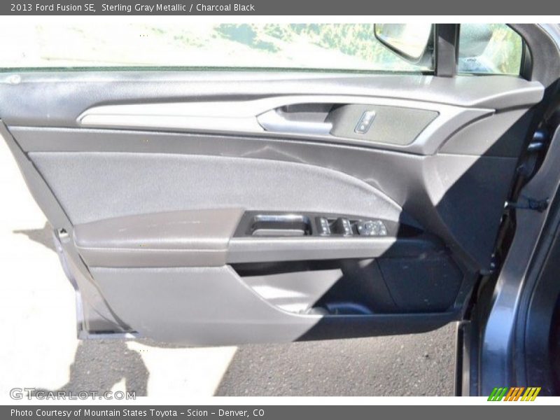 Sterling Gray Metallic / Charcoal Black 2013 Ford Fusion SE