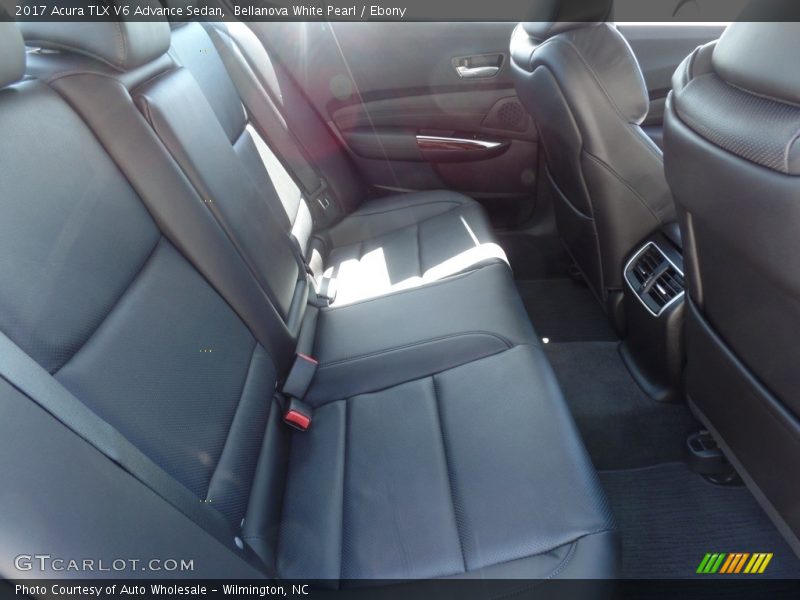 Bellanova White Pearl / Ebony 2017 Acura TLX V6 Advance Sedan