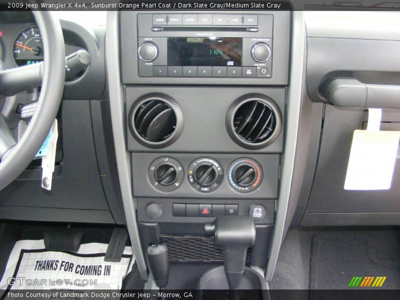 Sunburst Orange Pearl Coat / Dark Slate Gray/Medium Slate Gray 2009 Jeep Wrangler X 4x4