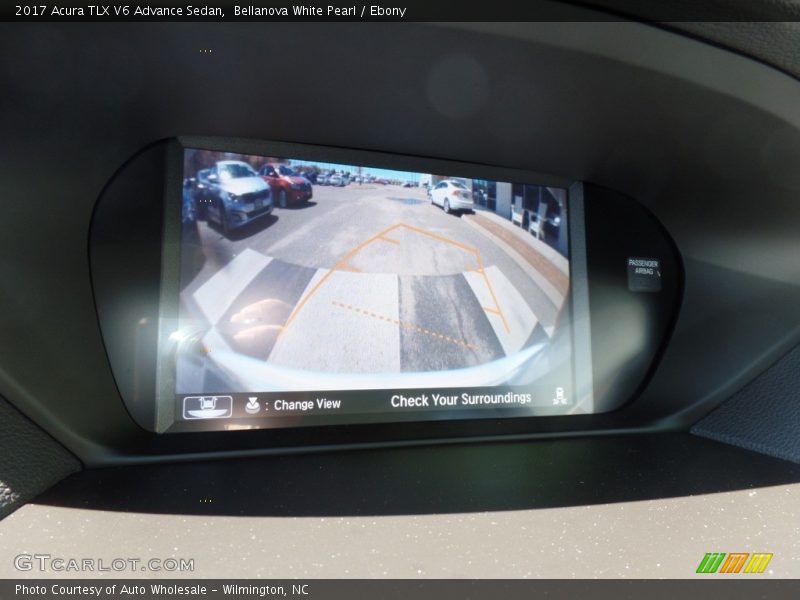 Bellanova White Pearl / Ebony 2017 Acura TLX V6 Advance Sedan