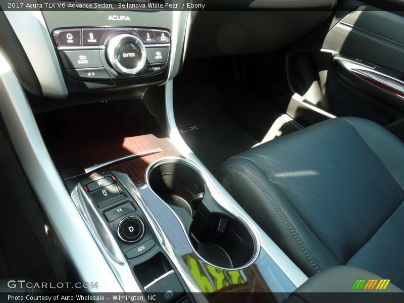 Bellanova White Pearl / Ebony 2017 Acura TLX V6 Advance Sedan