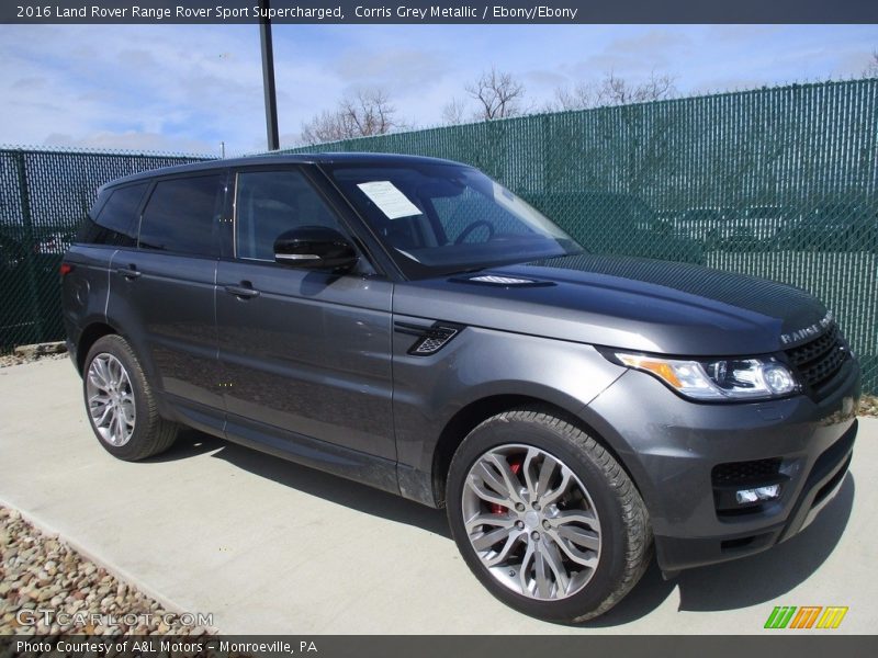 Corris Grey Metallic / Ebony/Ebony 2016 Land Rover Range Rover Sport Supercharged