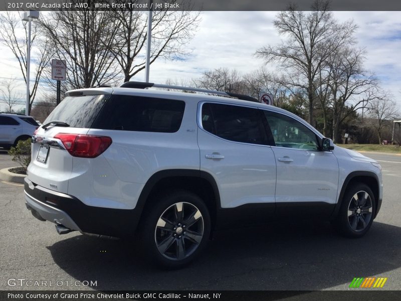 White Frost Tricoat / Jet Black 2017 GMC Acadia SLT AWD