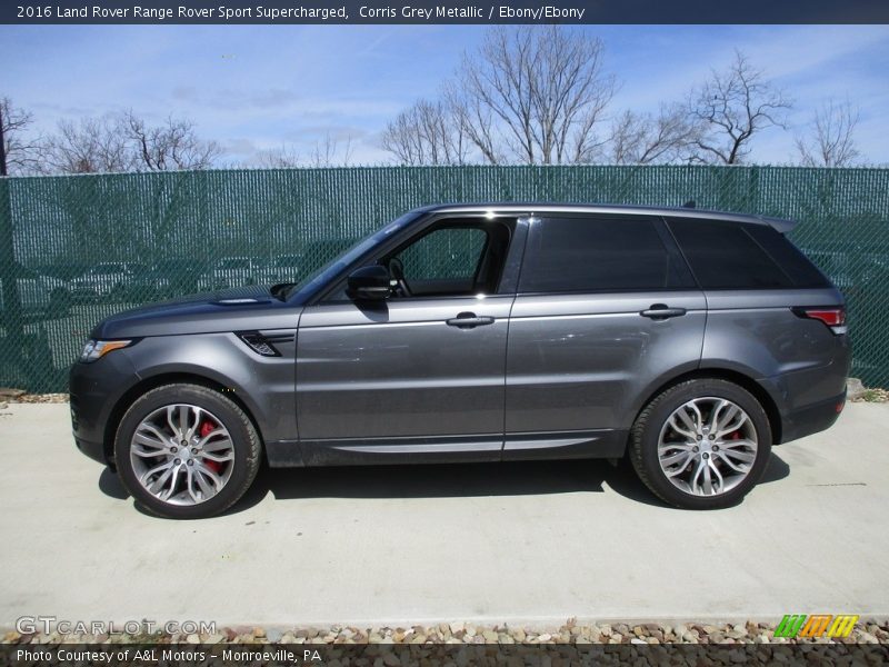 Corris Grey Metallic / Ebony/Ebony 2016 Land Rover Range Rover Sport Supercharged