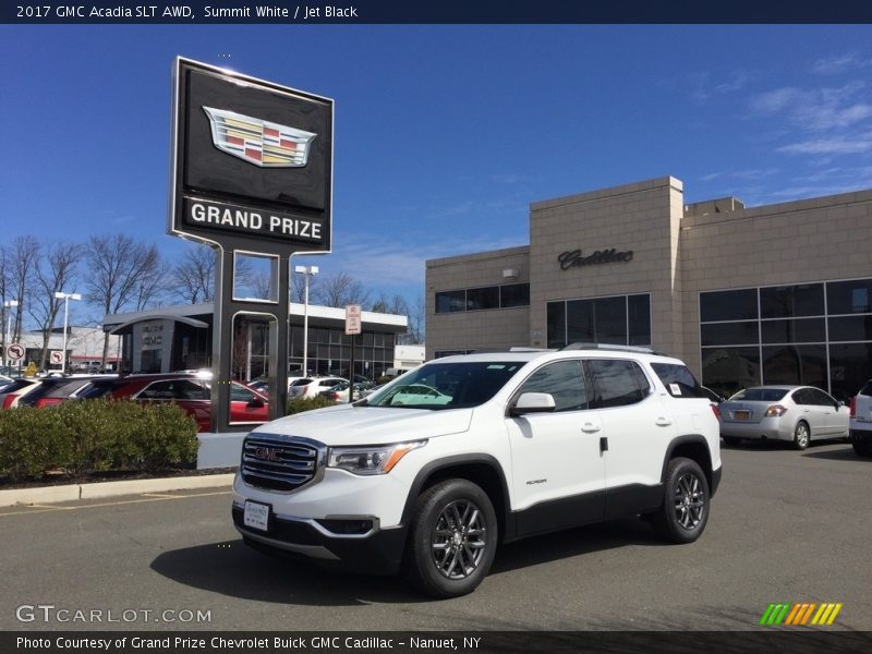 Summit White / Jet Black 2017 GMC Acadia SLT AWD