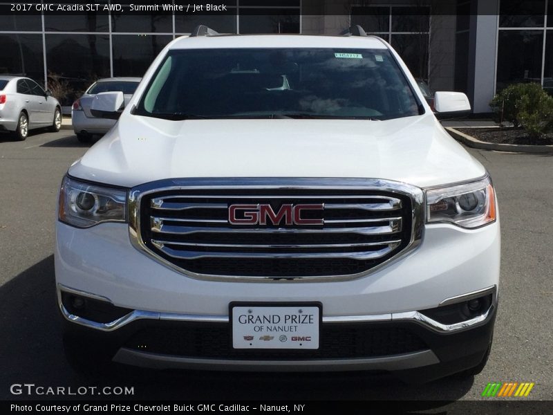 Summit White / Jet Black 2017 GMC Acadia SLT AWD