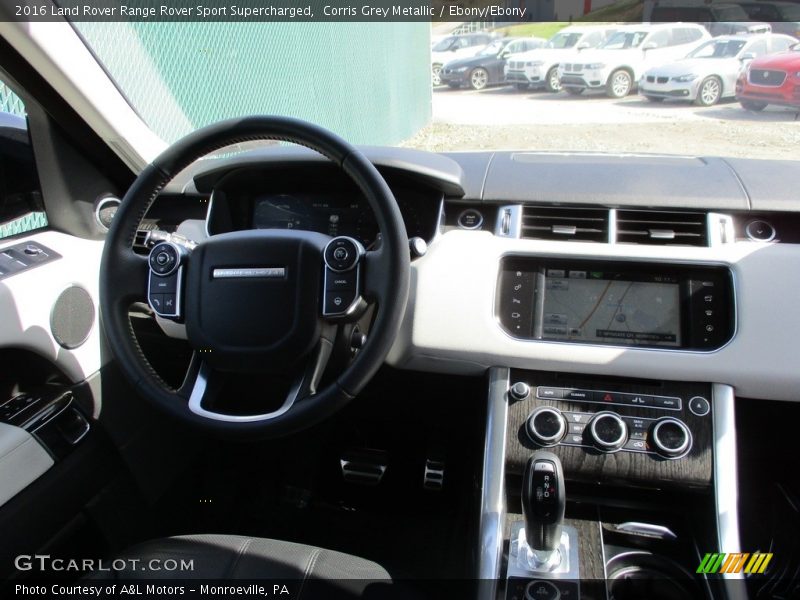 Corris Grey Metallic / Ebony/Ebony 2016 Land Rover Range Rover Sport Supercharged