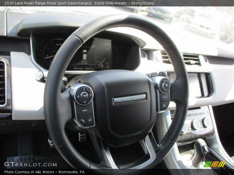 Corris Grey Metallic / Ebony/Ebony 2016 Land Rover Range Rover Sport Supercharged
