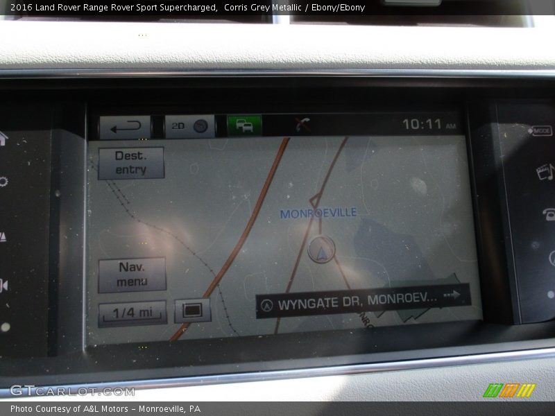 Corris Grey Metallic / Ebony/Ebony 2016 Land Rover Range Rover Sport Supercharged