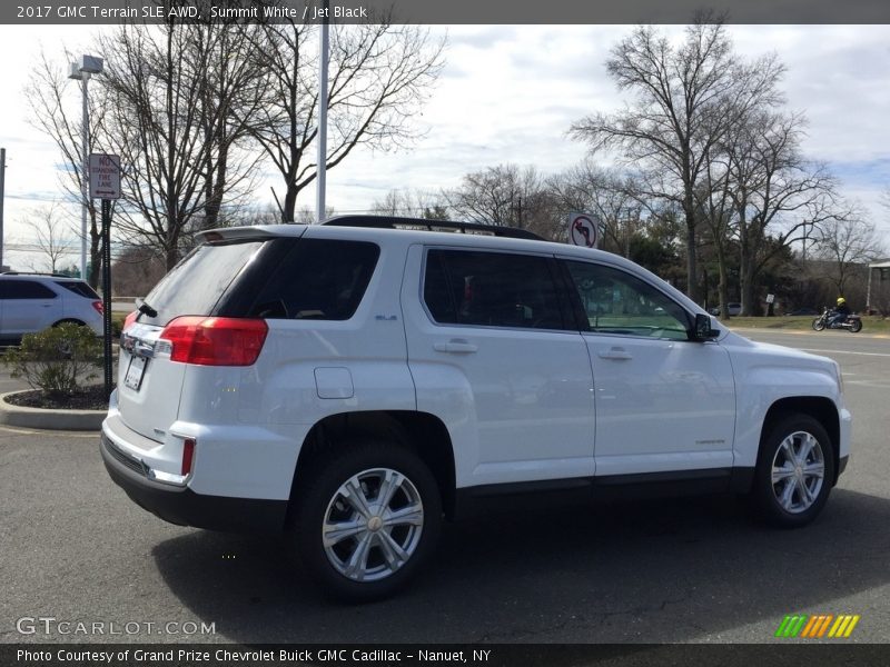 Summit White / Jet Black 2017 GMC Terrain SLE AWD