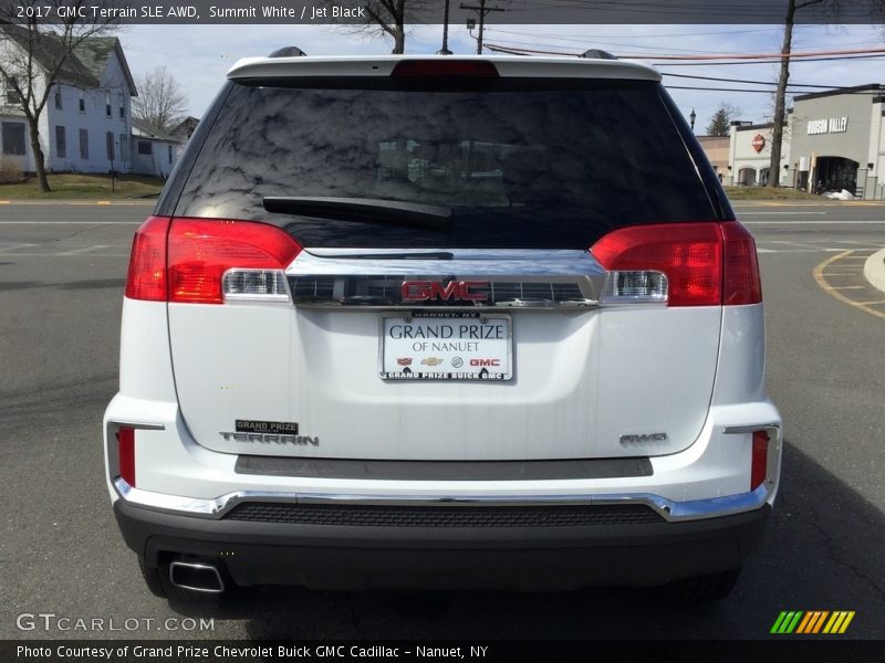 Summit White / Jet Black 2017 GMC Terrain SLE AWD