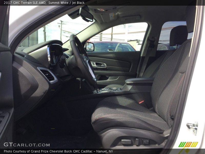 Summit White / Jet Black 2017 GMC Terrain SLE AWD