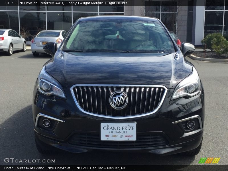 Ebony Twilight Metallic / Light Neutral 2017 Buick Envision Preferred AWD