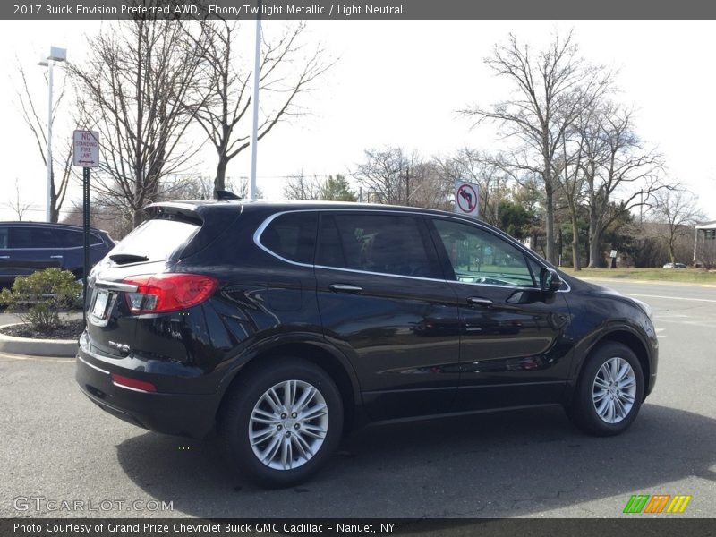 Ebony Twilight Metallic / Light Neutral 2017 Buick Envision Preferred AWD