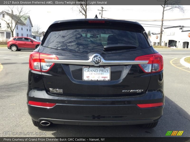 Ebony Twilight Metallic / Light Neutral 2017 Buick Envision Preferred AWD