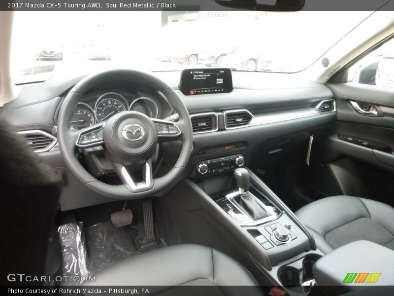 Soul Red Metallic / Black 2017 Mazda CX-5 Touring AWD