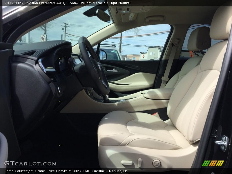 Ebony Twilight Metallic / Light Neutral 2017 Buick Envision Preferred AWD