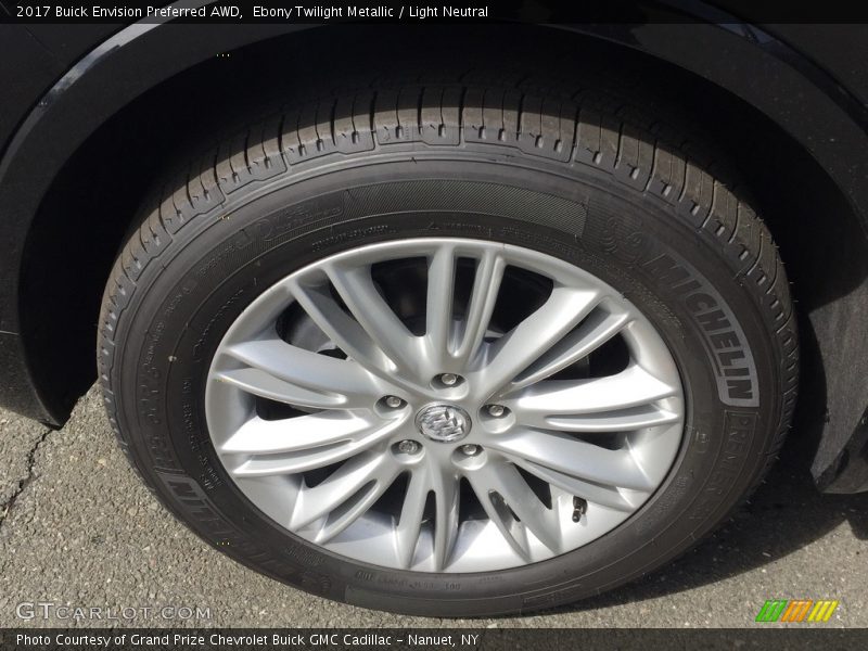 Ebony Twilight Metallic / Light Neutral 2017 Buick Envision Preferred AWD