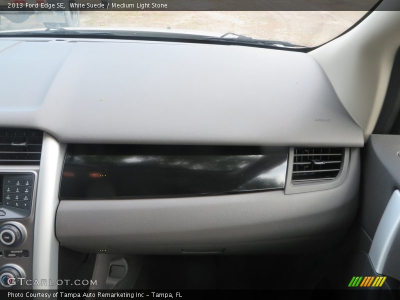 White Suede / Medium Light Stone 2013 Ford Edge SE