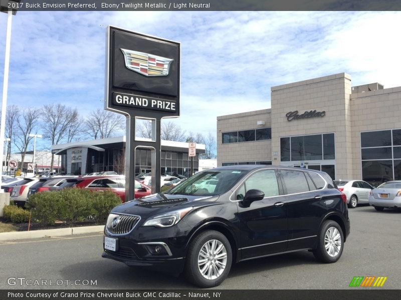 Ebony Twilight Metallic / Light Neutral 2017 Buick Envision Preferred