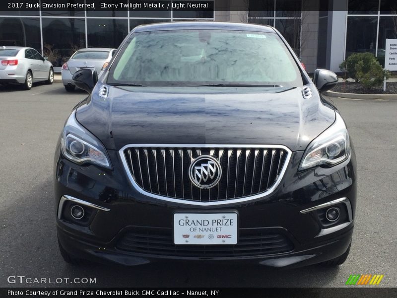 Ebony Twilight Metallic / Light Neutral 2017 Buick Envision Preferred