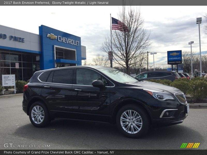 Ebony Twilight Metallic / Light Neutral 2017 Buick Envision Preferred
