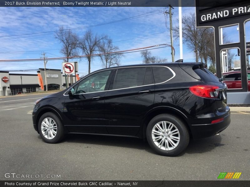Ebony Twilight Metallic / Light Neutral 2017 Buick Envision Preferred