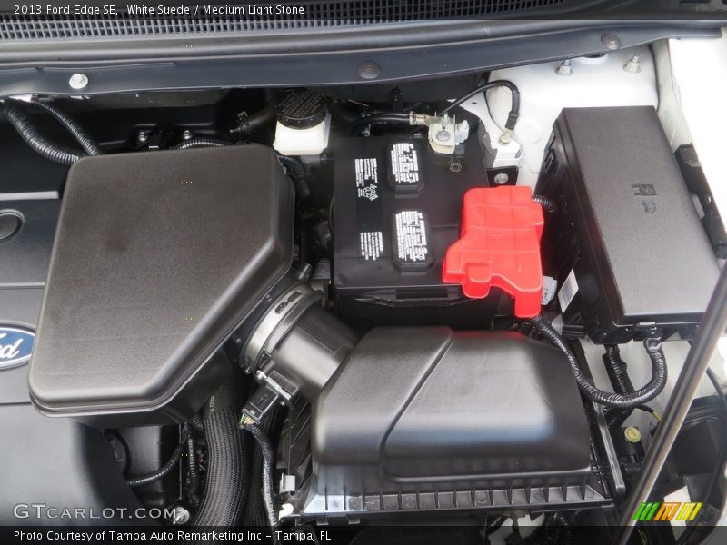 White Suede / Medium Light Stone 2013 Ford Edge SE