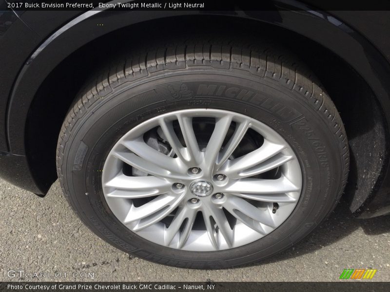 Ebony Twilight Metallic / Light Neutral 2017 Buick Envision Preferred