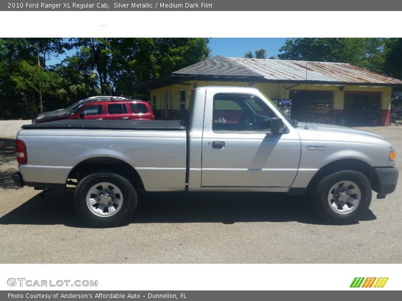 Silver Metallic / Medium Dark Flint 2010 Ford Ranger XL Regular Cab