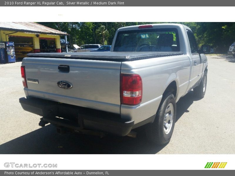 Silver Metallic / Medium Dark Flint 2010 Ford Ranger XL Regular Cab