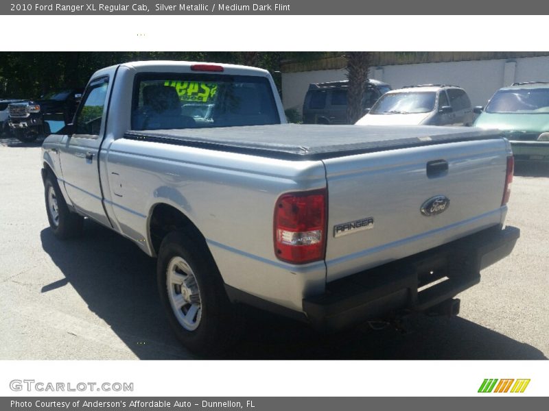 Silver Metallic / Medium Dark Flint 2010 Ford Ranger XL Regular Cab