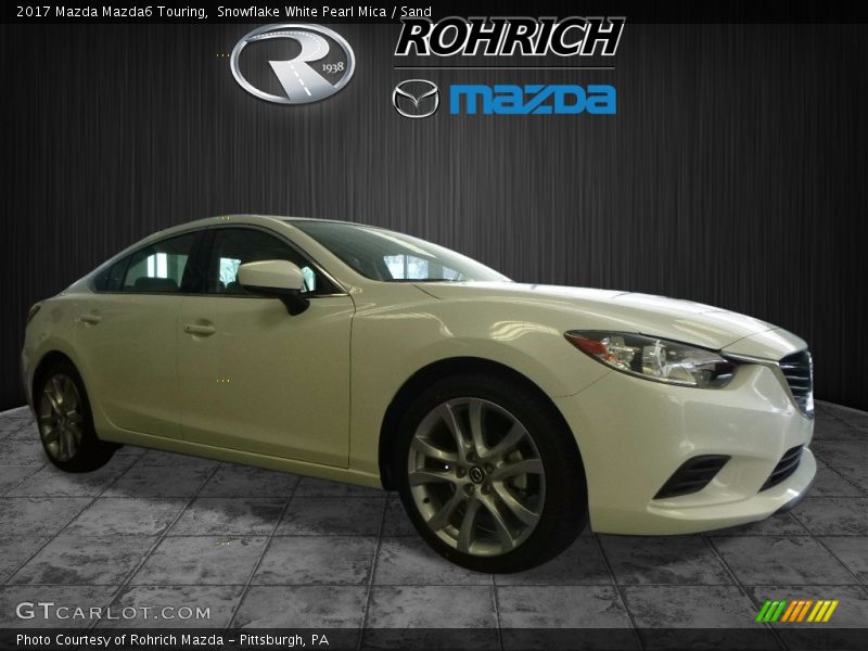 Snowflake White Pearl Mica / Sand 2017 Mazda Mazda6 Touring