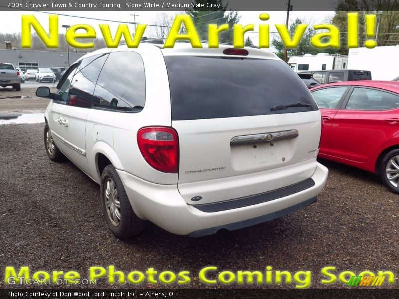 Stone White / Medium Slate Gray 2005 Chrysler Town & Country Touring
