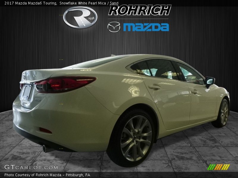 Snowflake White Pearl Mica / Sand 2017 Mazda Mazda6 Touring